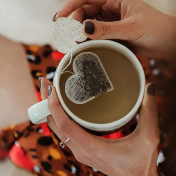 Tea Heritage - Forme coeur doré