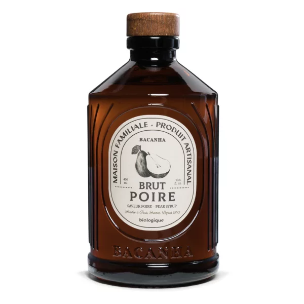 Sirop Saveur Poire Brut - Biologique - 400ml