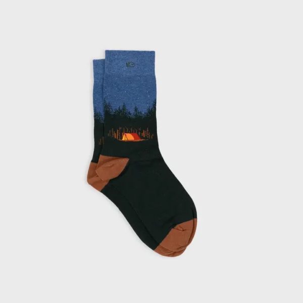 Chaussettes en coton peigné - Camping