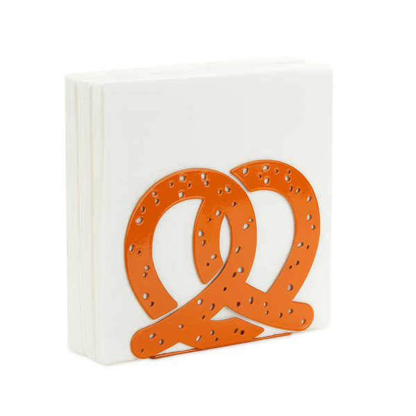 Porte-serviettes bretzel marron