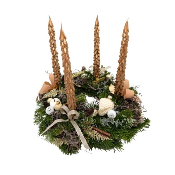 Couronne de l'Avent - Lueur d'orée