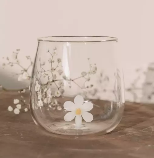 Eulenschnitt - Verre fleur